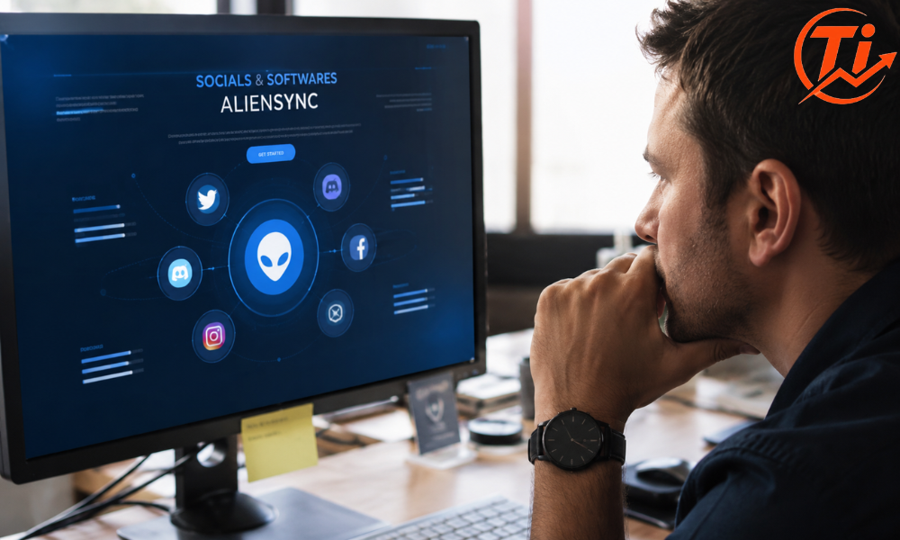 socials and softwares aliensync